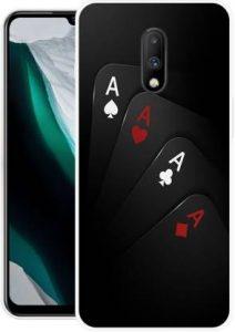 Krtagy Back Cover for OnePlus 7 (Black, Dual Protection, Silicon)