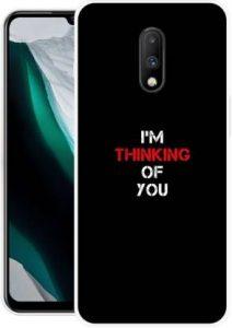 Krtagy Back Cover for OnePlus 7 (Black, Dual Protection, Silicon)
