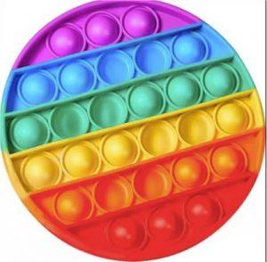 tegan Autism Special Needs Silicone Stress Relief Toy for children and Adult pack of 2 (Multicolor)