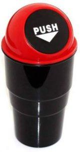 IARA Car Trash Bin Garbage Storage Box Car Trash Holder Plastic Dustbin (Multicolor)