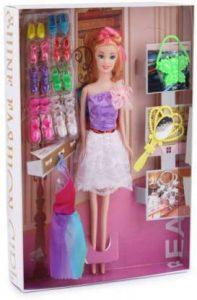 Freshh Club Baby Fashion Doll With Shoes set & Fashion Accessories Kit (Multicolor)