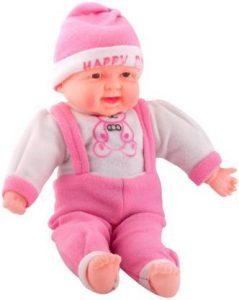 tegan Musical Laughing Happy Baby Boy Doll - Best Baby Gift (Yellow)