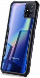 CELLCAMPUS Back Cover for Samsung M31s, Galaxy M31s (Black, Transparent, Grip Case)