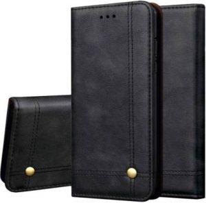 Bepak Wallet Case Cover for Samsung Galaxy S10 (Black, Shock Proof)