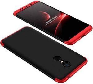 BERACHAH Back Cover for Mi Redmi Note 5 (Red, Shock Proof)