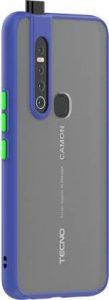 BLACK GORILLA Back Cover for Tecno Camon 15 Pro (Blue, Camera Bump Protector)