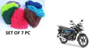 liger Bike Dust Cleaning Wet and Dry Glove Set (Free Size Pack of 7)