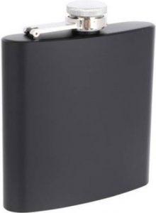 nexShop ™ Stainless Steel Leak Proof Pocket Flask or Alcoholic Storage 207 ml Stainless Steel Hip Flask (207 ml)