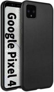 AMAZTREE Back Cover for Google Pixel 4 XL (Black)