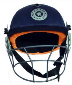 SPORTSHOLIC Blue Full Size Cricket Helmet Head Guard Cricket Helmet (Blue)