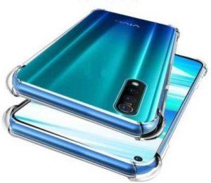 BRENZZ Back Cover for VIVO S1 (Transparent, Shock Proof)