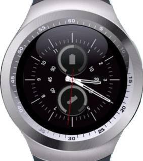 Ocean I OCI Fitness Smartwatch (Black Strap, Regular)