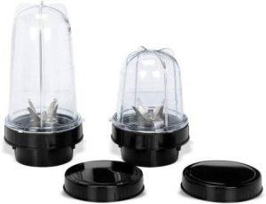 Masterclass Sanyo Bullet Jar Set of 2 (530 ML & 350 ML) Mixer Juicer Jar (530 ml)