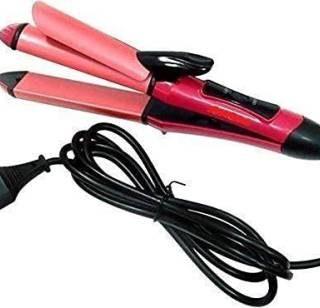 palind HAIR STRAIGHTENER 654gfh Hair Straightener (Pink)