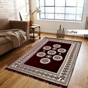 Bhoriaprints Multicolor Cotton Carpet (121 cm, X 183 cm, Rectangle)
