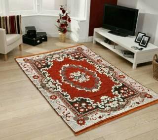 Shiv Multicolor Cotton Carpet (121 cm, X 183 cm, Rectangle)