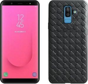 Case Creation Back Cover for Samsung Galaxy On6 5.6"inch 2018 (Black, Dual Protection, Silicon)