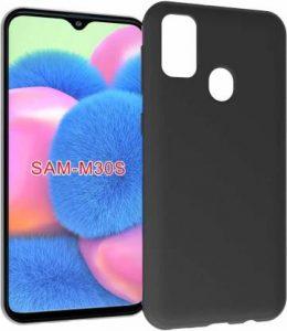 YMYTE Back Cover for Samsung Galaxy M30s (Black, Silicon)
