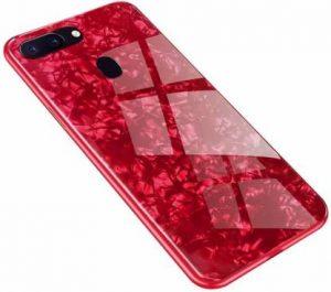Winkel Back Cover for OPPO F9 Pro (Red, Grip Case)