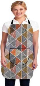 EXFAB Nylon Home Use Apron - Medium (Multicolor, Single Piece)
