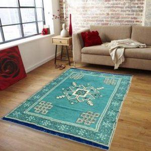 Home Shop Multicolor Cotton Carpet (121 cm, X 183 cm, Rectangle)