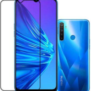 SOMAENTERPRISES Front and Back Tempered Glass for REALME 5 (Pack of 2)