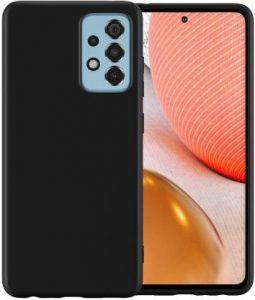 Phone Care Back Cover for Samsung Galaxy A72 (Black, Grip Case)