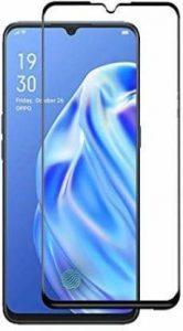 kentop Edge To Edge Tempered Glass for Oppo F15 (Pack of 1)