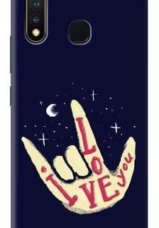 Crafter Back Cover for Vivo U20 (Blue, Shock Proof)