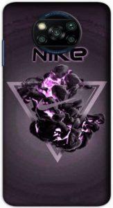 CROKIAN Back Cover for POCO X3 Nike logo Back Cover (Multicolor, Hard Case)