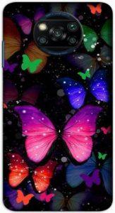 CROKIAN Back Cover for POCO X3 (Multicolor, Hard Case)
