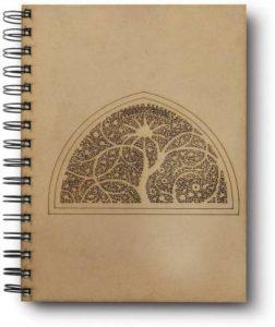 bansi Wooden Diary A5 Diary 26 160 Pages (Brown)