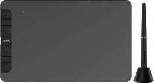 VEIKK VK1060Pro Drawing Tablet with 2 Quick Dial 10 x 6 inch Graphics Tablet (Black & Grey)