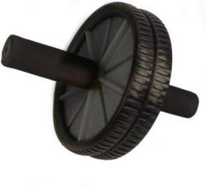 Wonder World ™ Dual Ab Wheel Roller Abdominal Exercise Equipment Ab Exerciser (Black)