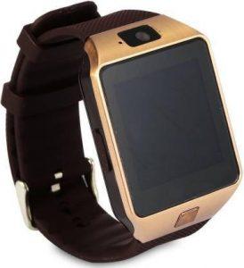 Gedlly Android Mobile 4G Watch with PEDOMETER Smartwatch (Brown Strap, free)