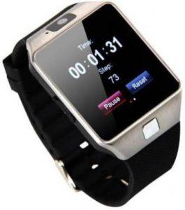 JAKCOM Android Calling Mobile 4G smart watch Smartwatch (Black Strap, free)