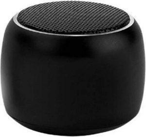 BR Blue tooth Speaker Electro Tech JBL Mini Coin Size Wireless Bluetooth Speaker Stereo Sound with SDFM Selfie Click Button Function Easy to Carry in Pocket Traveling Party Compatible with All Devices [Black Colour] Speaker Mod (Compatible only with All Smart Phone)