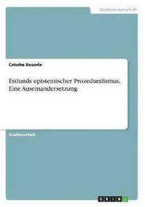 Estlunds epistemischer Prozeduralismus. Eine Auseinandersetzung (German, Paperback, Beuerle Grischa)