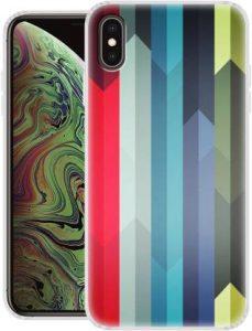 Fashionury Back Cover for Apple iPhone XS Max (Multicolor, Grip Case, Silicon)
