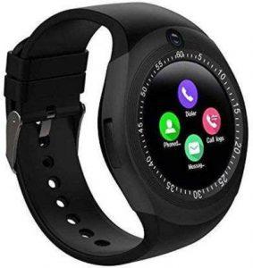 Zenno india DZ09 Smartwatch (Black Strap, Regular)