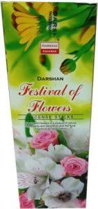 Abn Traders Darshan Festival of Flower Aggarbati, Masala, Incense Stick (90, Set of 6)