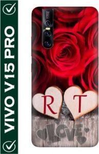 FULLYIDEA Back Cover for vivo V15 Pro, ViVO V15 Pro, Vivo V15 Pro, vivo 1818, vivo1818, V15 Pro, Letter R (Red, Hard Case)