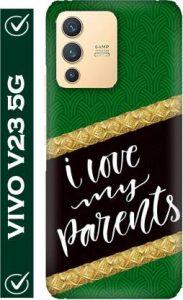 FULLYIDEA Back Cover for vivo V23 5G (Multicolor)