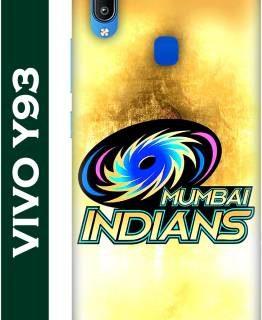 FULLYIDEA Back Cover for ViVO Y93, Vivo Y93, vivo Y93, ViVO V1818CT, ViVO V1818CA, Mumbai Indians Logo, I (Multicolor, Hard Case)