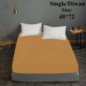 Declooms Fitted Single Size Waterproof Mattress Cover (Multicolor)