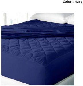 JMT Elastic Strap King Size Mattress Cover (Blue)