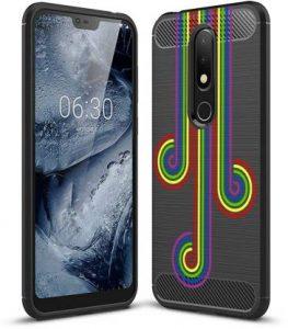 Flipkart SmartBuy Back Cover for Nokia 6.1 Plus (Multicolor, Shock Proof, Pack of: 1)