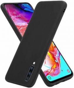 RF Mobiles Back Cover for Samsung Galaxy A50S (Black, Shock Proof)