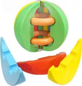 TechHark Folding Activity Fun Ball for Kids (Multicolor)
