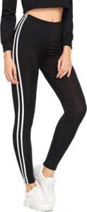 Qitty Black Jegging (Striped)